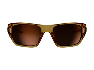 Pre-owned Oakley Alexia Putellas Signature Series Masseter Sunglasses In Prizm Brown Gradient/translucent Light Curry