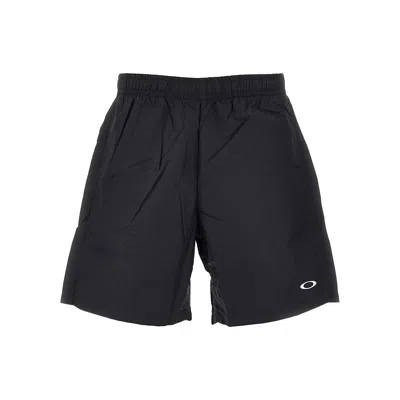 Oakley Logo-print Shorts In Black