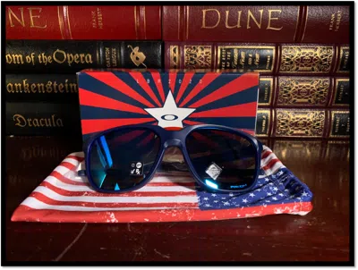 Pre-owned Oakley Anorak Labor Day Matte Navy Sunglasses Prizm Sapphire Limited 1/200 In Blue