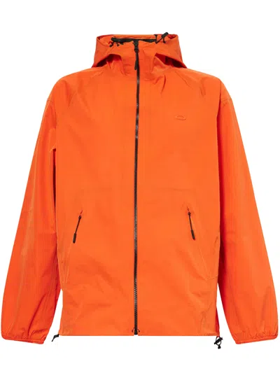 Oakley Aviator Windbreaker Jacket In Orange