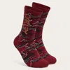 Oakley B1b All Play Socks In Red