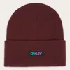 Oakley B1b Gradient Patch Beanie In Grenache