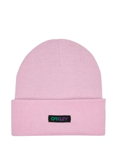 Oakley B1b Gradient-patch Beanie Hat In Pink