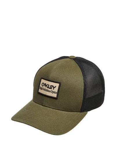 Oakley B1b Hdo Patch Trucker Cap In Green