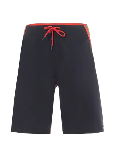 Oakley Backdraft 21 Graphic-print Shorts In Black