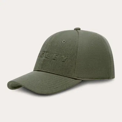 Oakley Bark Embossed Hat In Green