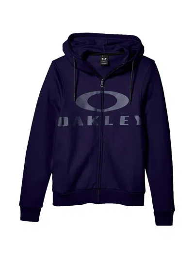 Oakley Bark Zip-up Hoodie In Purple