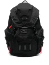 Oakley Mens Blackout Bathroom Sink Recycled-nylon Backpack In Black