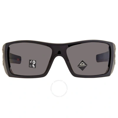 Oakley Batwolf Prizm Grey Polarized Wrap Men's Sunglasses Oo9101 910168 27 In Black / Grey