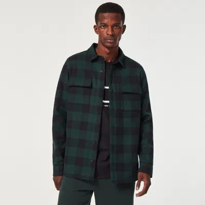 Oakley Bear Cozy Flannel In Green