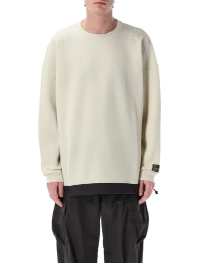 OAKLEY BEIGE CREWNECK LOGO SWEATSHIRT