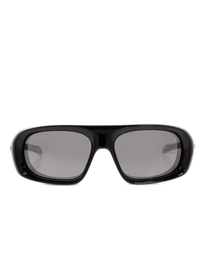 Oakley Bellevile Shield Sunglasses In Burgundy