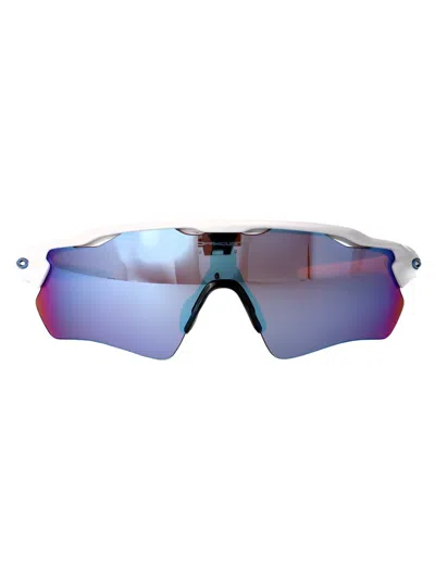 Oakley Bianco Lucido Rubber Sunglasses In Multi
