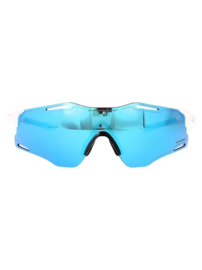 Oakley Bianco Lucido Rubber Sunglasses In Blue