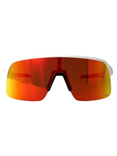 Oakley Bianco Opaco Rubber Sunglasses In Multi