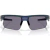 Oakley Bisphaera™ 68mm Oversize Gradient Prizm™ Rectangular Sunglasses In Purple