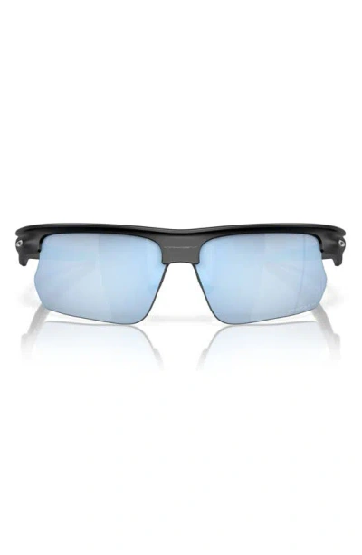 Oakley Bisphaera 68mm Prizm™ Gradient Oversize Polarized Rectangular Sunglasses In Prizm Deep Water Polarized