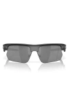 Oakley Half-frame Sunglasses In Black Grey