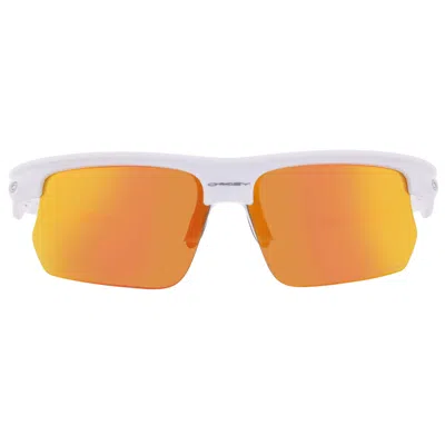 Oakley Bisphaera Prizm Ruby Rectangular Unisex Sunglasses Oo9400 940003 68 In White
