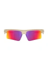 Oakley Bisphaera Speed Rectangular Sunglasses In Neutral