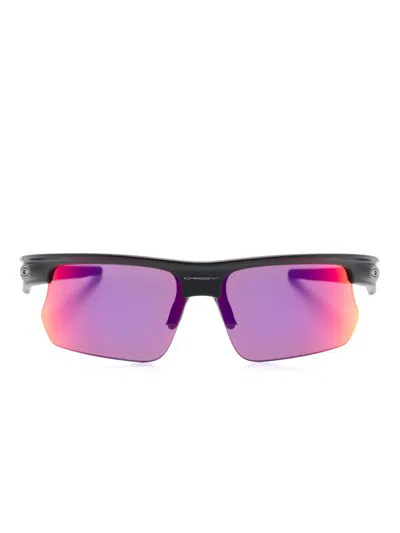 Oakley Bisphaera Biker-frame Sunglasses In Black