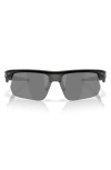 Oakley Bisphera 68mm Prizm™ Gradient Oversize Rectangular Sunglasses In Black