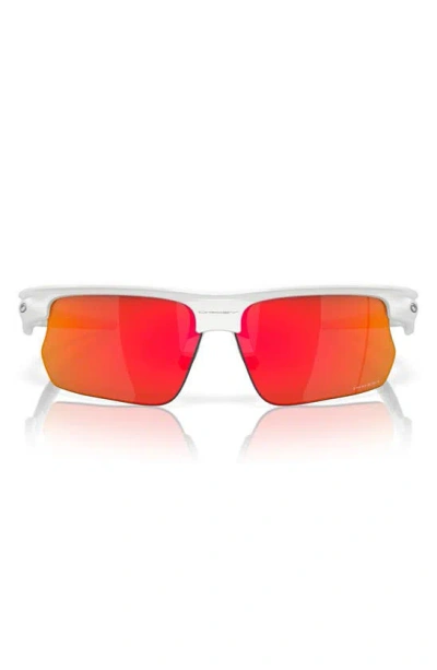 Oakley Bisphera 68mm Prizm™ Gradient Oversize Rectangular Sunglasses In Ruby