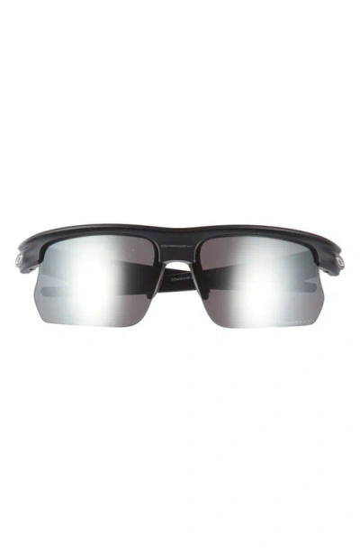 Oakley Bisphera 68mm Prizm™ Oversize Polarized Rectangular Sunglasses In Black