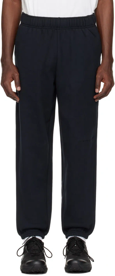 Oakley Black Embroidered Sweatpants In 02e Blackout