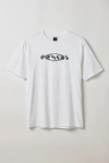 Oakley Blocks Logo Graphic Tee In White, Men's At Urban Outfitters In White