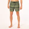Oakley Blur Stripes Rc 16 Beachshort In Red,green