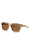 Oakley Briza Square Sunglasses, 58mm In Brown