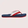 Oakley Burke Flip Flop In White,red,blue