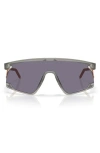 Oakley Bxtr 39mm Polarized Rectangular Sunglasses In Gray