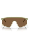 Oakley Bxtr 39mm Prizm™ Wrap Shield Sunglasses In Bronze