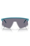 Oakley Bxtr 39mm Prizm™ Wrap Shield Sunglasses In Matte Grey