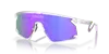 Oakley Bxtr 39mm Polarized Rectangular Sunglasses In Matte Clear