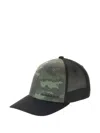 Oakley Camo-print Mesh-panel Cap In Black