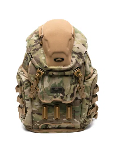Oakley Camouflage-print Backpack In Nude