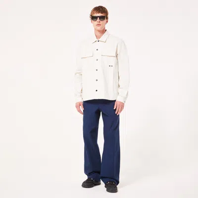 Oakley Canvas Snap Jacket In White