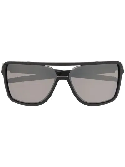 Oakley Square-frame Tinted Sunglasses In Black