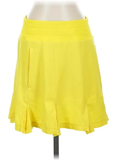 Pre-owned Oakley Casual Skirt In Yellow