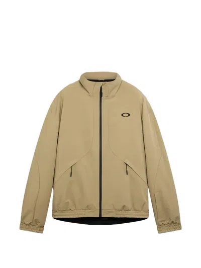 Oakley Channel Zip-up Jacket In Brown