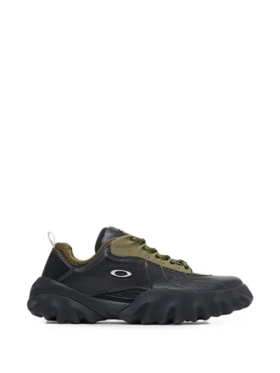 Oakley Chop Saw Leather Sneakers In Blue