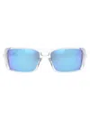 Oakley Clear Acetate Sunglasses In Blue