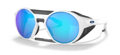 Pre-owned Oakley Clifden 9440 Matte White + Prizm Sapphire + Bnib Genuine