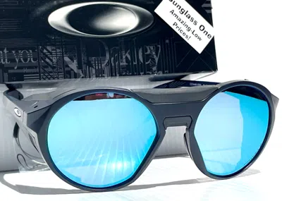 Pre-owned Oakley Clifden Mt Translucent Blue Polarized Prizm Deep Water Sunglass 9440-05