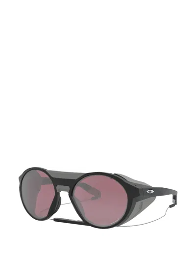 Oakley Clifden Round-frame Sunglasses In Black