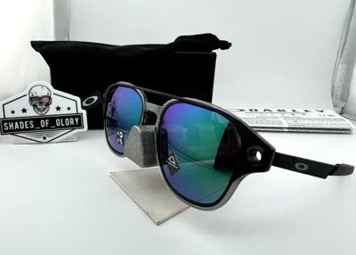 Pre-owned Oakley Coldfuse Matte Black With Prizm Jade Polarized Sunglasses Oo6042-08