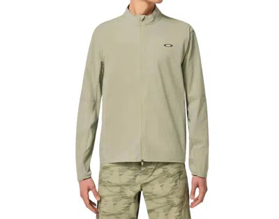 Oakley Contender Slot Full Zip Jacket In Green